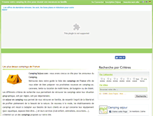 Tablet Screenshot of camping-sejour.com